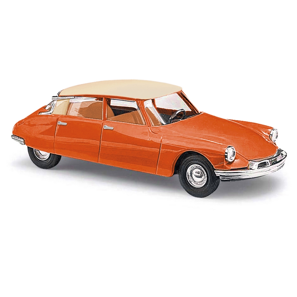 Picture of Busch 48019 H0 Citroën DS19 zweifarbig Orange-Weiss