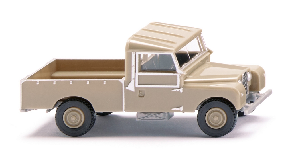 Picture of Wiking 010703 H0 Land Rover Pickup cremebeige