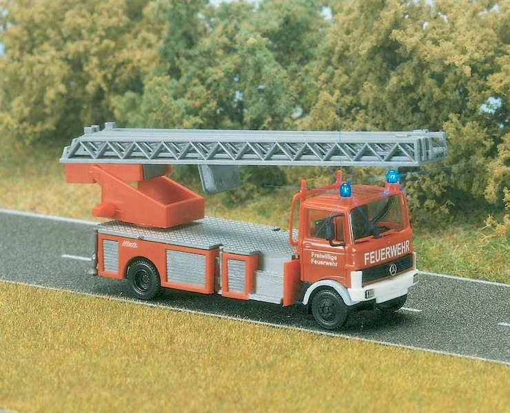 Bild von Busch 5608 Feuerwehr-Leiterwage