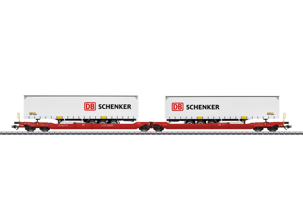 Picture of Märklin 47470 H0 Doppel-Taschenwagen Sdggmrss 738 DB